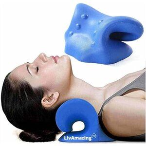 LivAmazing - Neck and Shoulder Relaxer- Cervical Traction Device- Upgrad…
